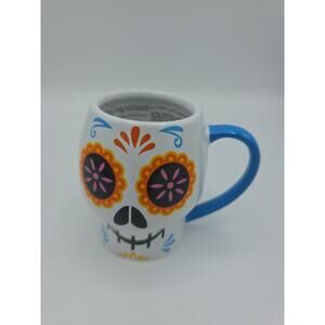 Disney Store Pixar COCO Sugar Skull Tea‎ Coffee 12 Oz Ceramic Colorful Mug New